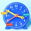 Children Montessori Clock Educational Toys Hour Minute Second Cognition Colorful Clocks Toys Kids Early Preschool Teaching Aids 4