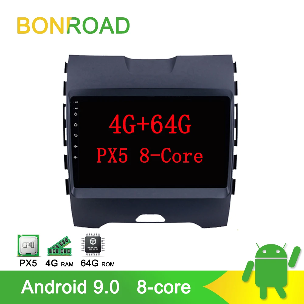 Bonroad " для Ford Edge 2013 автомагнитола gps навигация Мультимедиа HD сенсорный экран Bluetooth wifi TPMS SWC