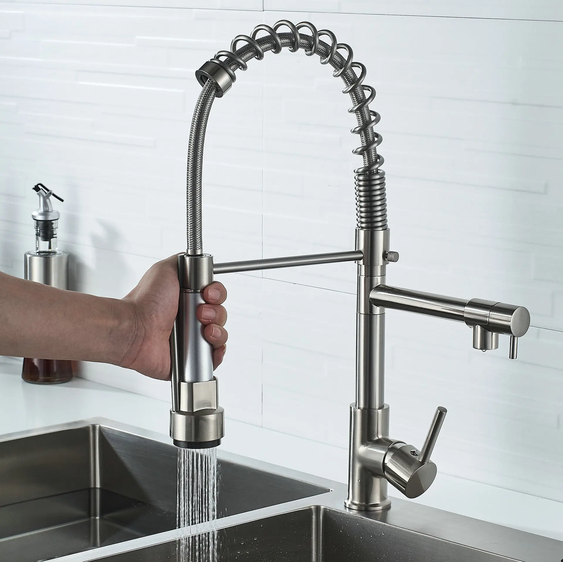 brushed nickel -