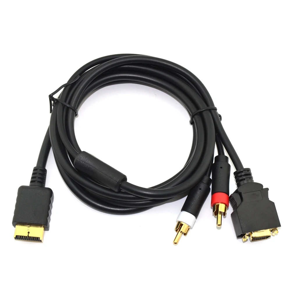 Mal humor empezar whisky for playstation 2 3 HDTV D-Video D-Terminal AV Cable for PS2 for PS3