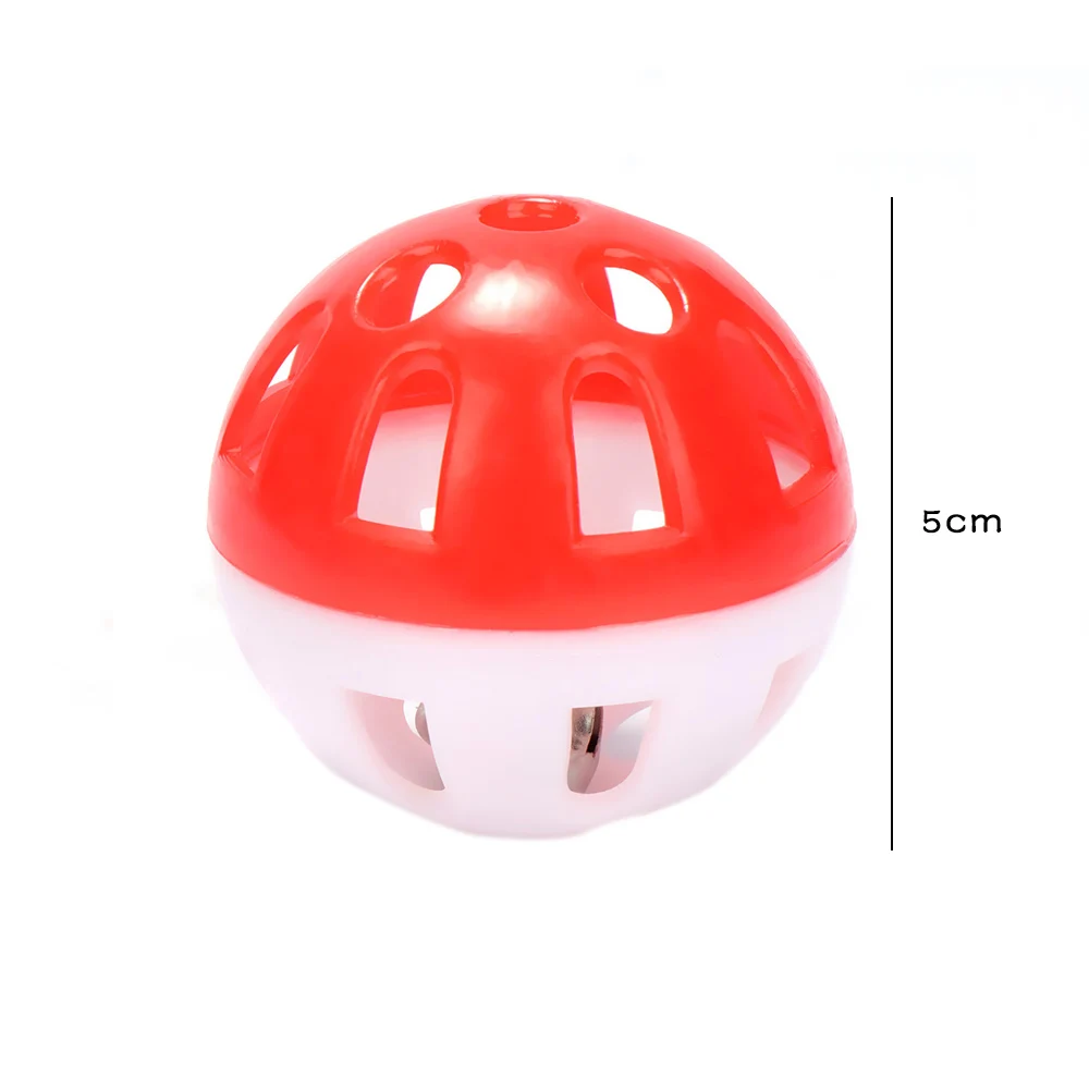 10pcs Hollow Rolling Bell Ball Pet Bird Toy For Parakeet Chew Cage Fun Toys practical multi-function durable