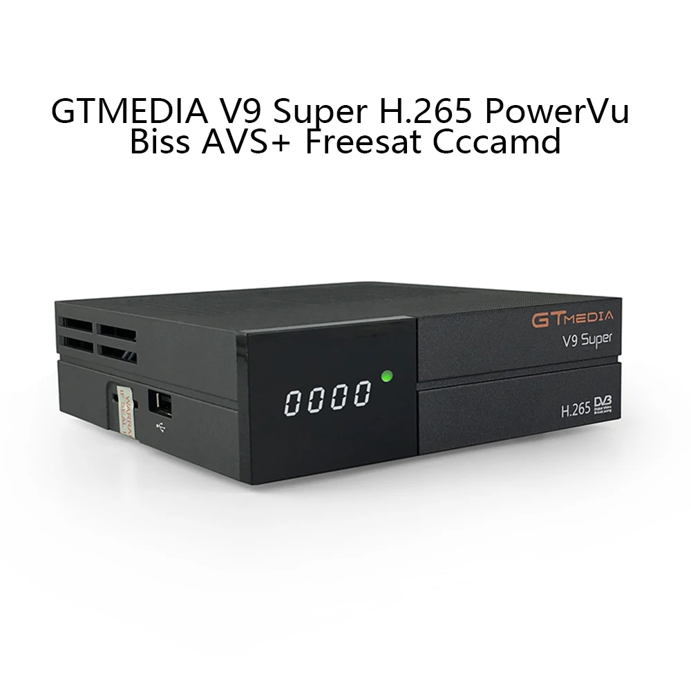 

GTMedia V9 Super Satellite Receiver Set Box Bult-In WiFi H.265 Support Europe Cccam Full HD DVB-S2/S Freesat V9 Super Receptor