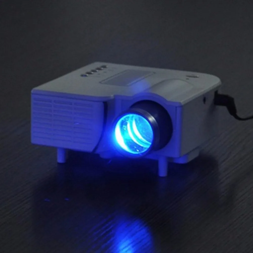 Cinema em Casa Dispositivo de Entretenimento em Casa Uc28 + Mini Portátil Projetor Teatro Atualizado Interface Hdmi Multimídia Player Eua 1080p 5 Sistema de conferência