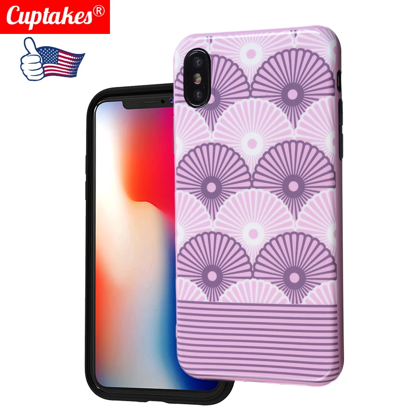 Роскошный глянцевый мягкий силиконовый чехол IMD для Apple iPhone X 10 XS Max XR 7 Plus 8 6S 6 милый