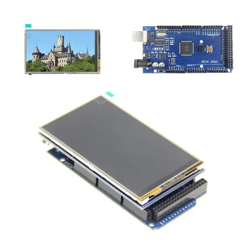 

Updated Version MEGA 2560 R3 Board + 4.0 inch TFT LCD Display 240x400 For Arduino