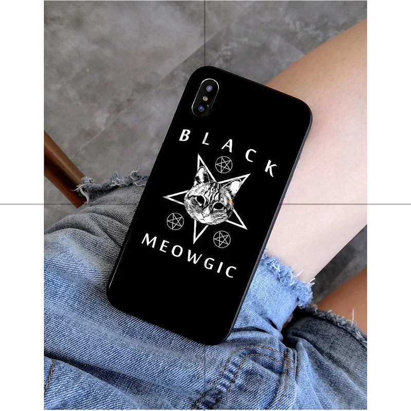 Babaite Witch and cat Customer высококачественный чехол для телефона Apple iPhone 11 pro max 7 6S Plus X XS MAX 5 5S SE XR