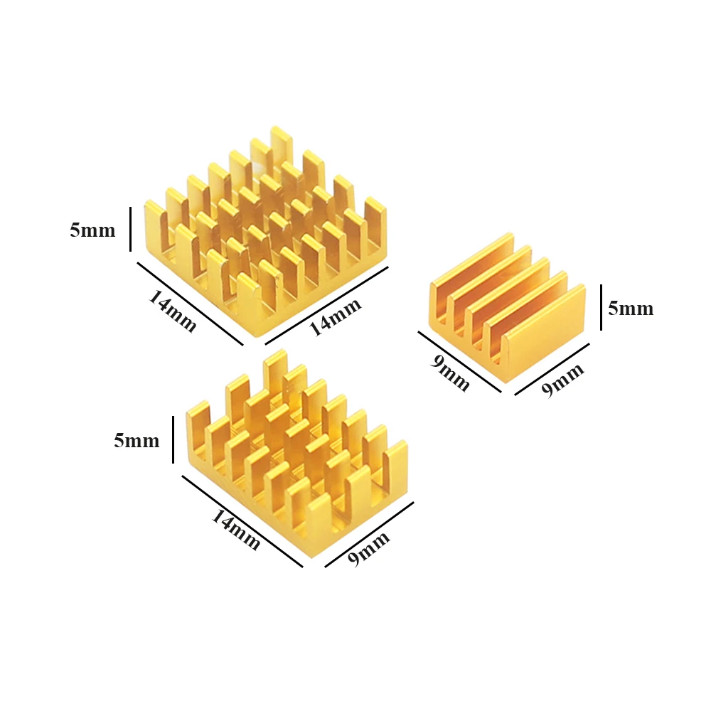 3 шт. 4B алюминиевый радиатор с подложка клей для Raspberry Pi радиатор комплект для охлаждения кулер для Raspberry Pi 4 Модель B