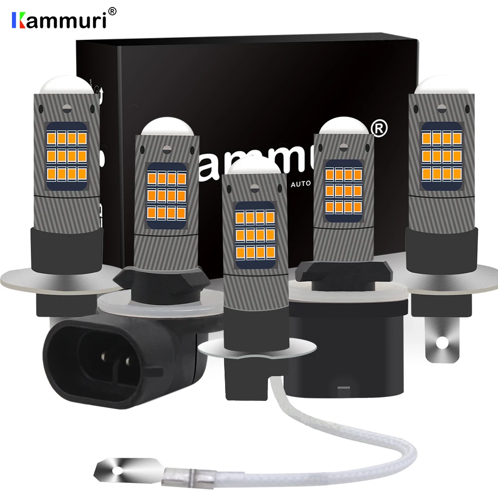 

KAMMURI H1 H3 LED h27w2 h27w/2 LED Bulb h21 h27w 880 881 h27w1 h27w/1 Car led fog lights lamp cars daytime running lights 12V
