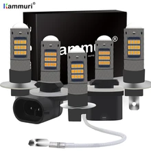 KAMMURI H1 H3 LED h27w2 h27w/2 LED Bulb h21 h27w 880 881 h27w1 h27w/1 Car led fog lights lamp cars daytime running lights 12V