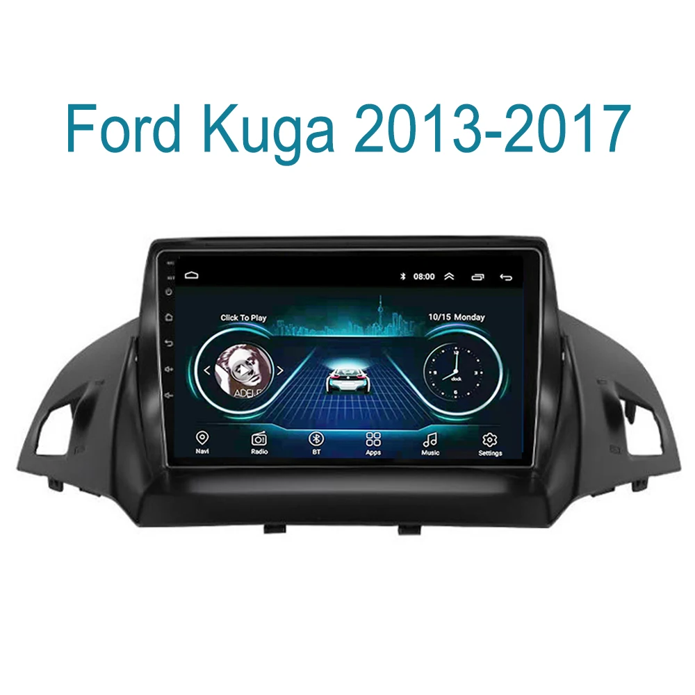 Автомагнитола для Ford Kuga eshiper DVD-плеер 2012-2016 Android 8 1 9 &quotМультимедийная система