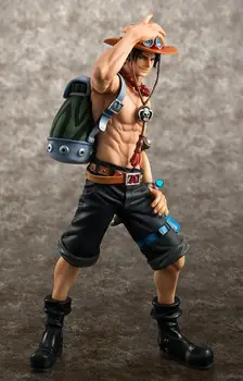 

Anime one piece Ace 10th Anniversary Backpack Special Edition Figure PVC Action Figures Dolls Gifts for Children Kids Toys
