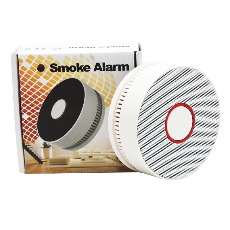 

10 Years Life Smoke Alarm Battery Operation Fire Alarm System Stand Alone Smoke Sensor Photoelectric Home Smoke Detector