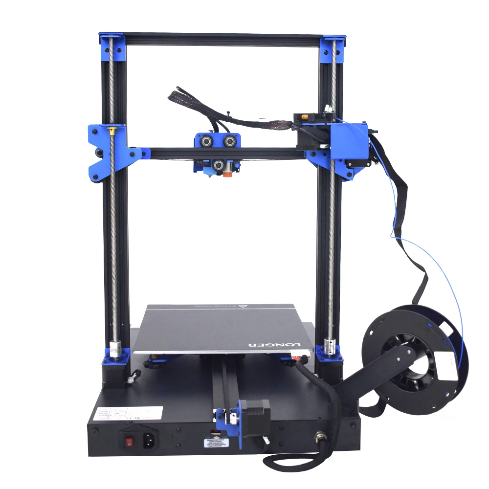 4,3 дюймовый сенсорный ЖК-экран длиннее Lk1 Pro FDM 3d принтер размер печати: 300*300*400 мм Новая Универсальная алюминиевая рамка