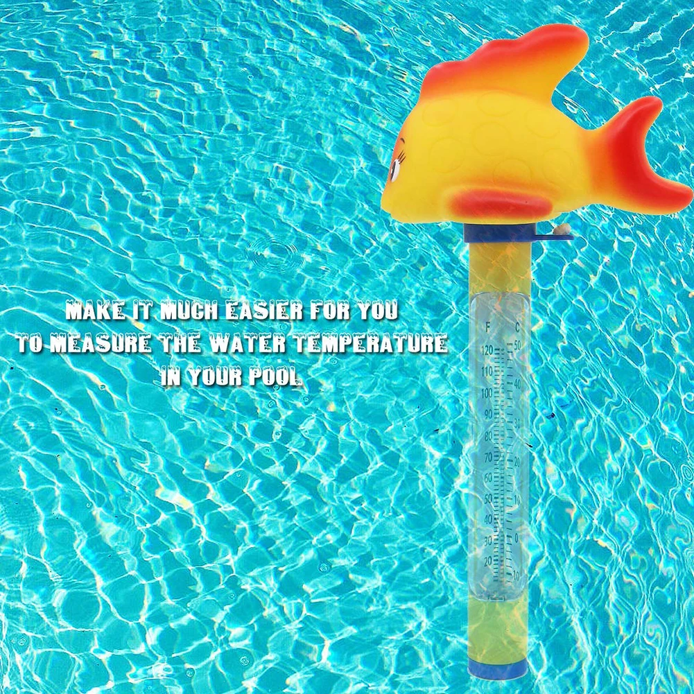 Плавающий Термометр для бассейна палка плавучий Температура воды детский бассейн карикатура воды термометр для измерения температуры тела для помещений и улицы