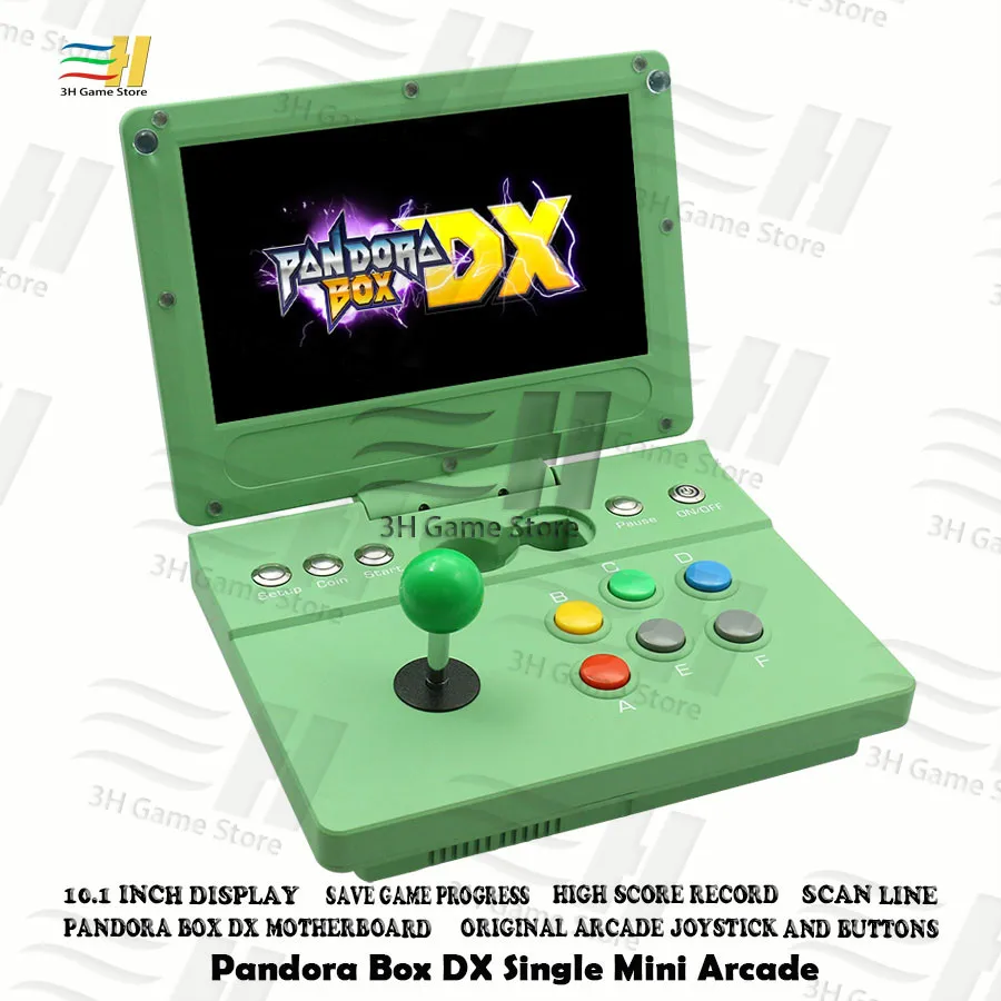 - Pandora Box DX Portable mini arcade Retro Portable Console game 3000 in 1 support add FBA MAME PS1 SFC FC SNES MD game 3D tekken