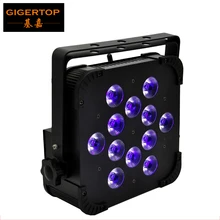 Tiptop сценический прожектор 12x18 Вт Беспроводной плоский DMX512 светодиодный параболический алюминизированный отражатель 6/10 каналов в помещении IP20 Водонепроницаемый Tyanshine светодиоды 110 V-220 V