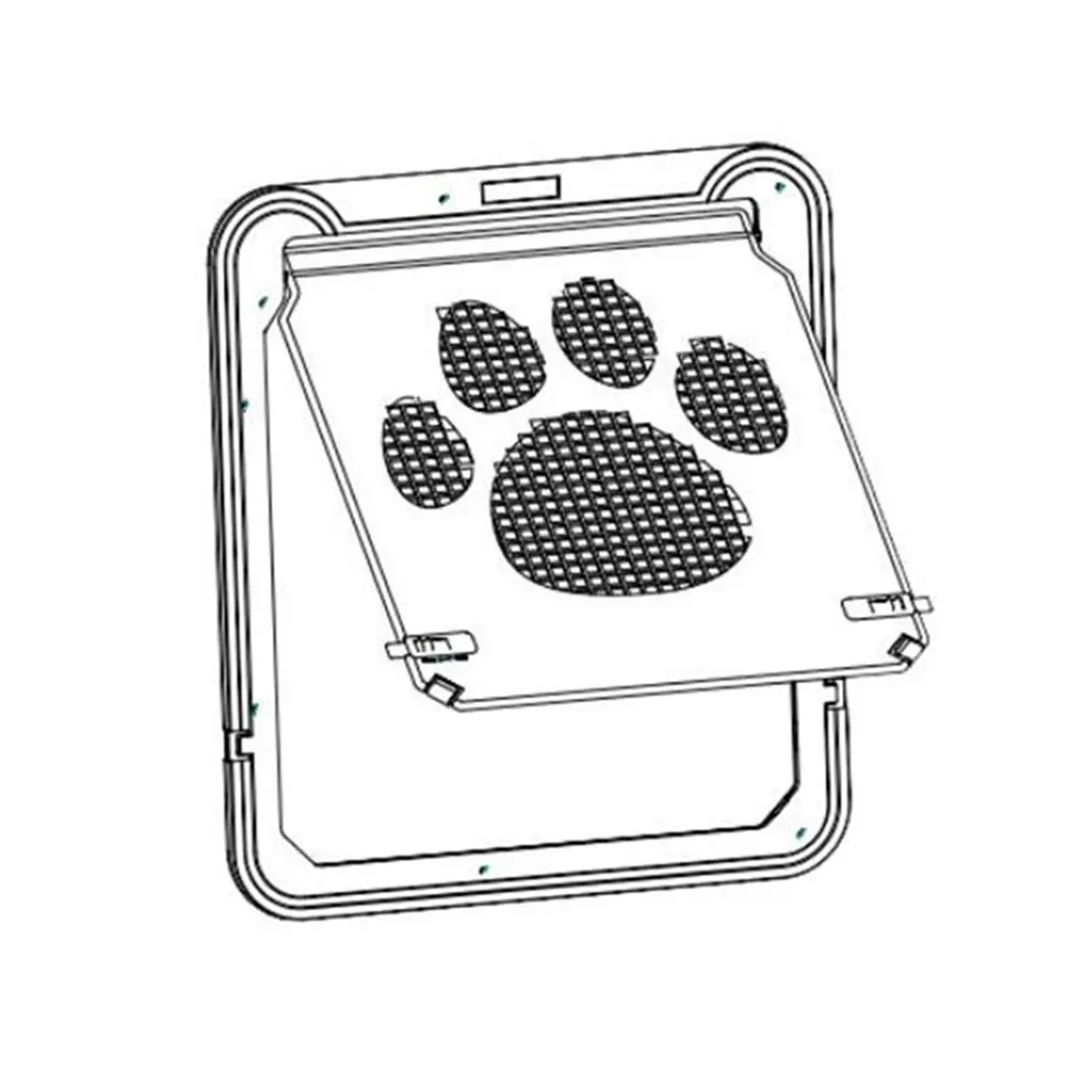 Pet экран дверь игрушка для собак лапа печать анти-кусание маленькая собака кошка экран дверь кошка дверь для собаки профессиональный