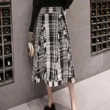 Женская длинная джинсовая юбка высокая талия кисточка с градиентом джинсы труба крутой рыбий хвост Русалка Богемские юбки макси русалка юбки женские