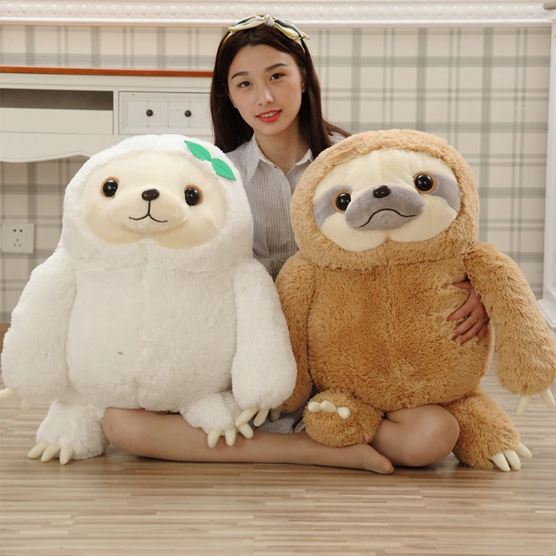 

40-70cm Simulation Sloth Fill Animal Plush Toy Doll Kawaii Sloth Doll Boy And Girl Cute Doll,Birthday Gift, Christmas Decoration