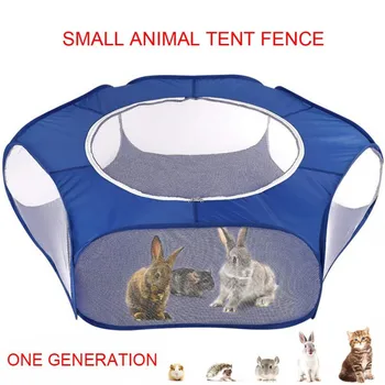 

Portable Pet Mini Playpen Outdoor Indoor Game Breathable Folding Fence For Small Animals Cage Tent For Hamsters Chihuahuas