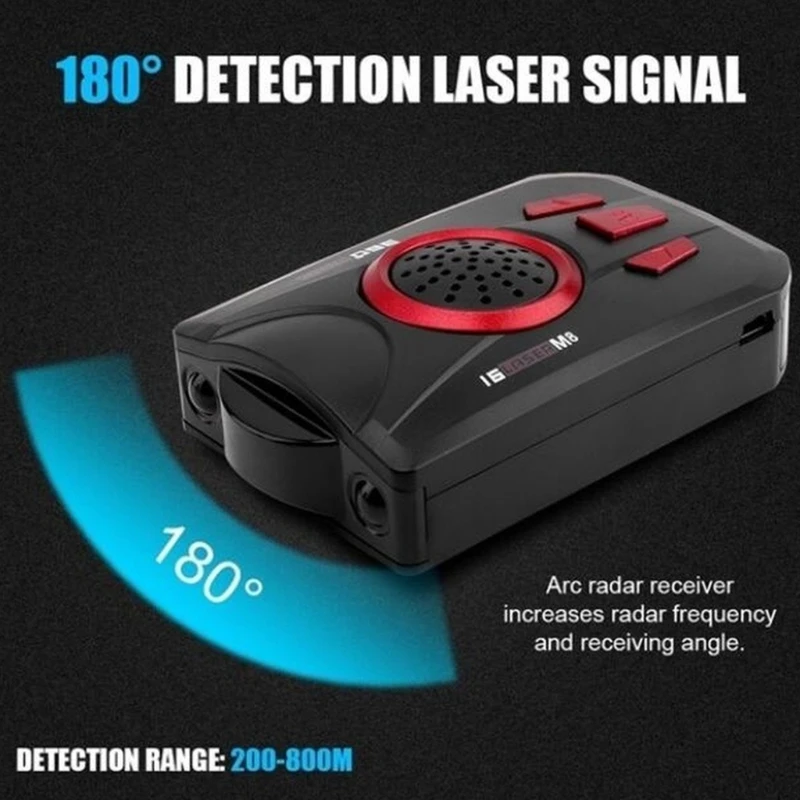 57ef Security Radar Detector English Russian Auto 360 Degree Vehicle