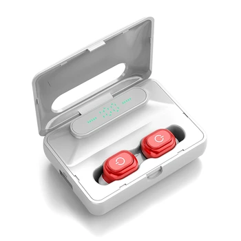 

JABS Wireless Bluetooth 5.0 Earphone 9D Noise Reduction Sports Waterproof Headphones Music Earbuds with Phone Charger
