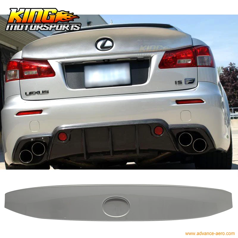 

For 06-13 Lexus Is250 Is350 Type IK Trunk Spoiler - Tungsten Pearl #1G1