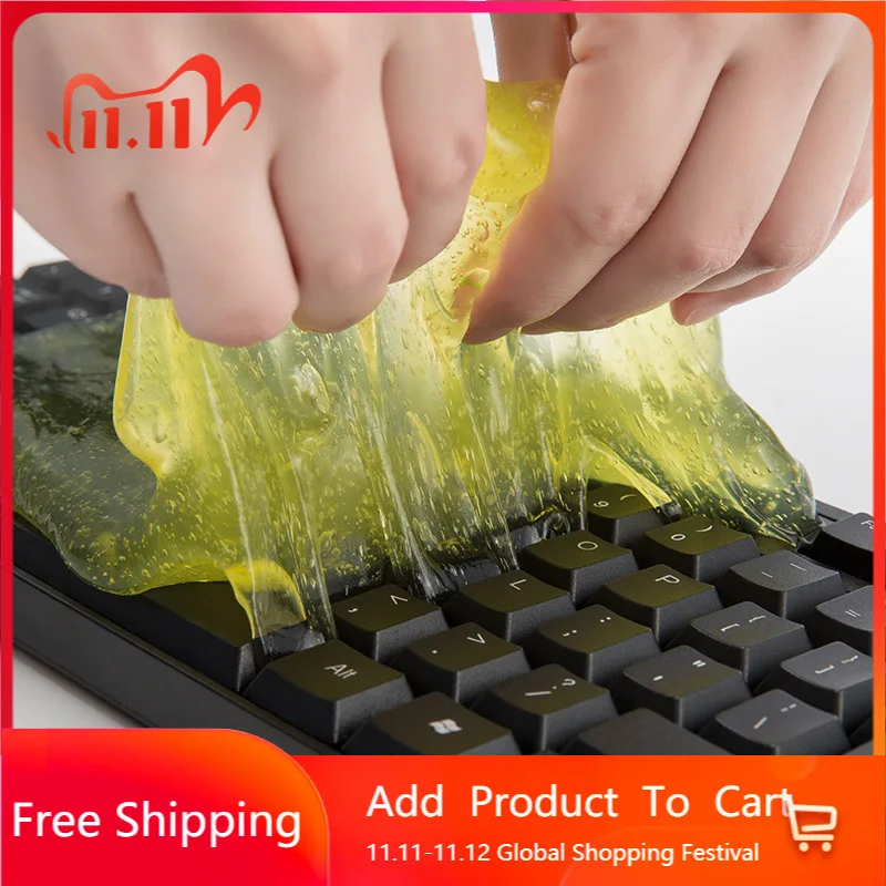 Dust Cleaning Compound Super Clean Slimy Gel Cleaner Wiper Mud For Keyboard 