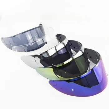

Hot New Professional Racing Helmet Visor UV Protection Anti-scratch Helmets Protective Goggles Full Face Lens For For X14