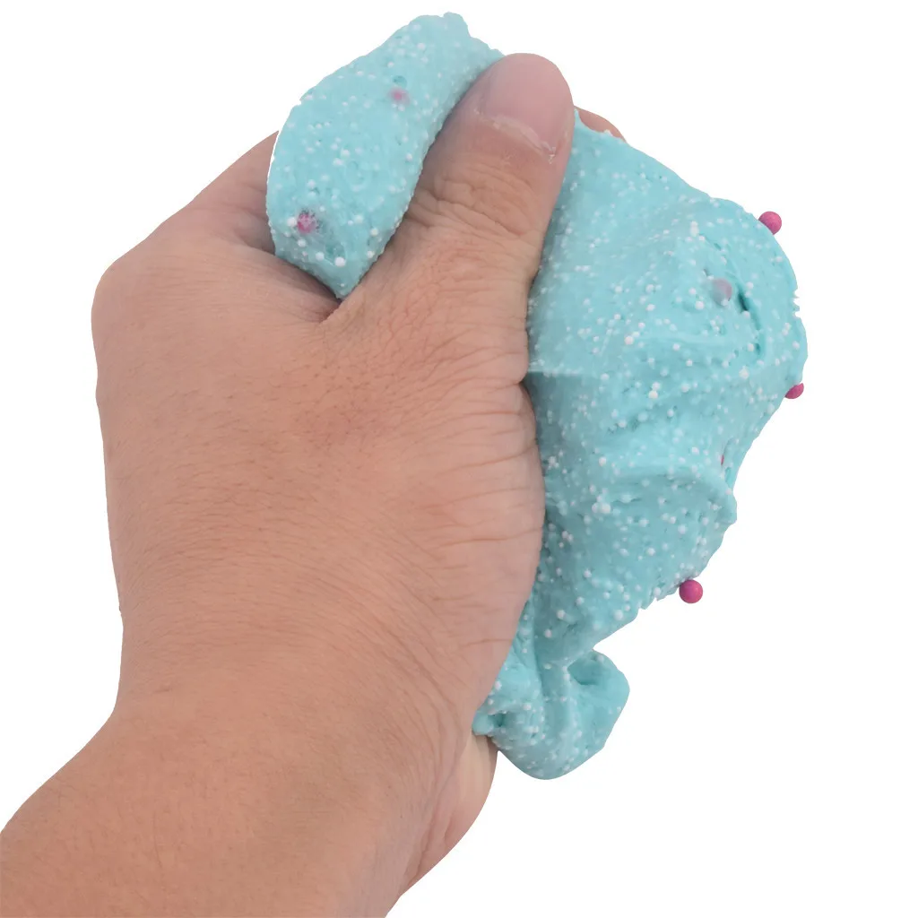 New Fluffy Cloud Slime Cotton Candy Slime supplies Plasticine Gum Polymer Clay Antistress slime toy for kids #B