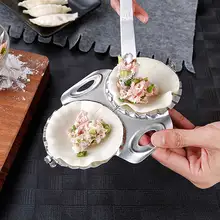 Инструменты для приготовления пельменей Jiaozi производитель пресс-формы Экологичные Кондитерские инструменты из нержавеющей стали кухонные инструменты тесто резак для кухни инструменты для изготовления