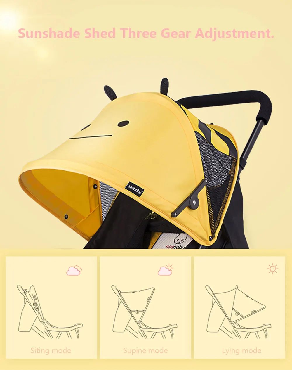 About 4.5 KG Portable Stroller Can Be Seated with A Moped Baby Folding Child Trolley baby stroller portable on hand fold
