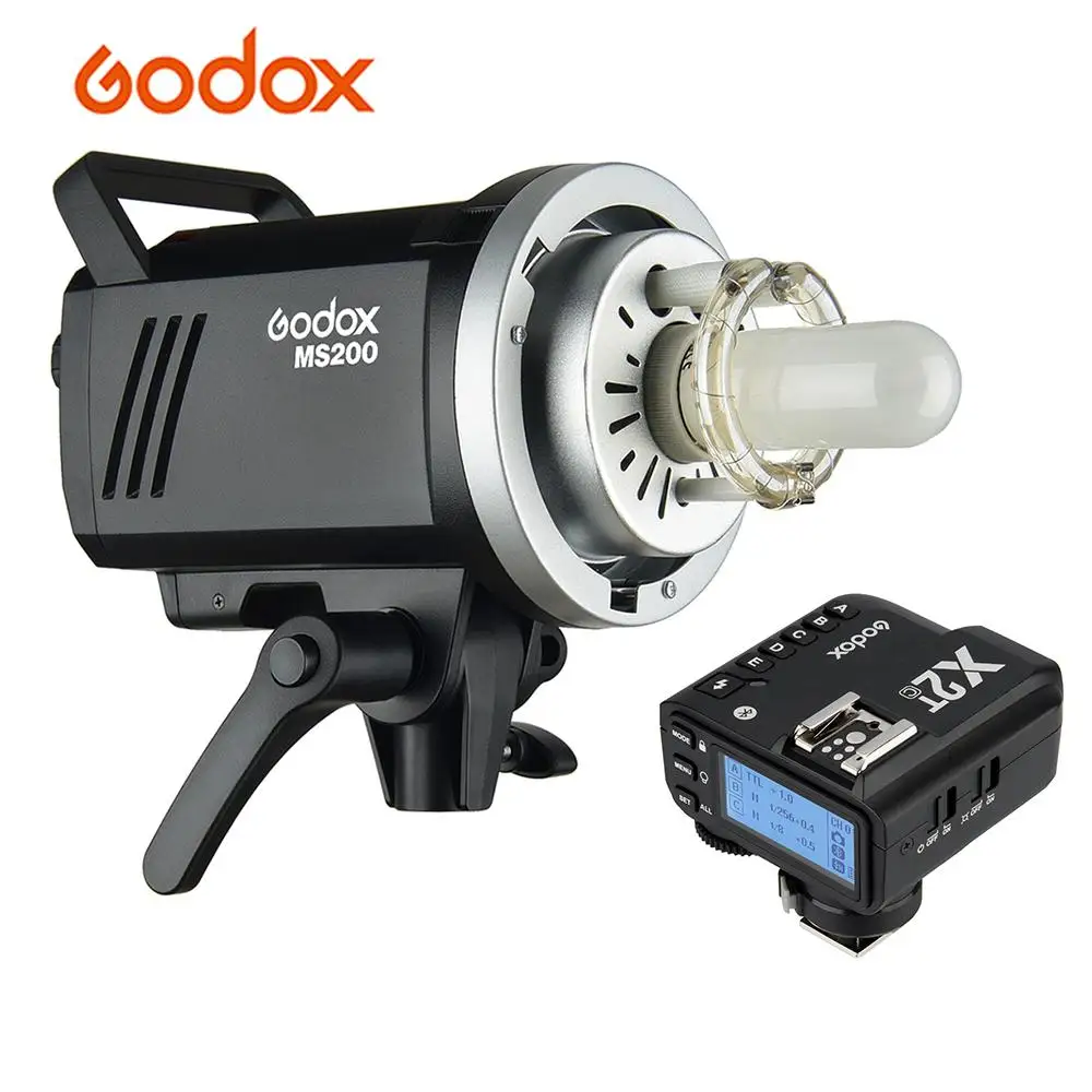 Вспышка-стробоскосветильник Godox MS200 5600 Вт 2 4 к 150 ГГц | Электроника