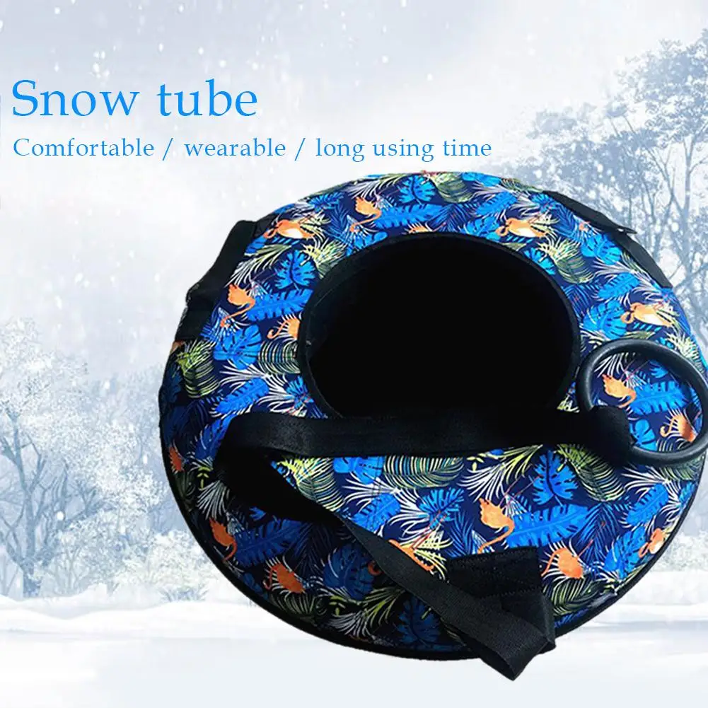 

70CM Inflatable Snow Tube With Handle Environmental Friendly Cold-resistant Inflatable Snow Sled Quick Delivery