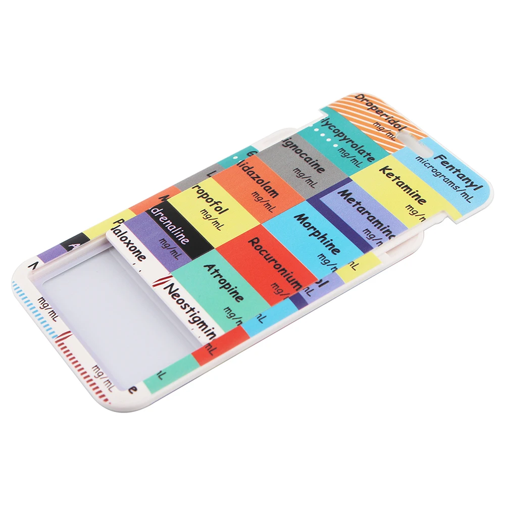 医師グッズ DZ1282 医師看護師集中治療 ICU 麻酔漫画プリントストラップカード ID