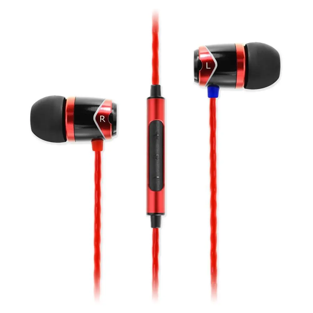 Fones de Ouvido Fones com Microfone e Remoto para Audiófilos Soundmagic Alta Fidelidade Smartphone no Ouvido Som Isolando E10c - Image 2