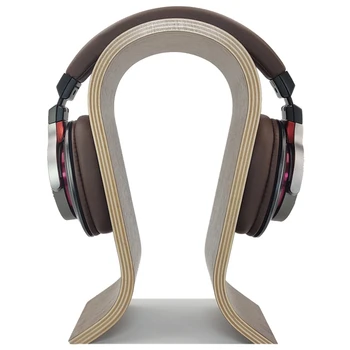 

Headset Stand Gaming Headphone Display Holder Hanger Wooden Walnut for S ennheiser/Aud io-Technica/AKG/Beye rdynamic/Logi tech/H