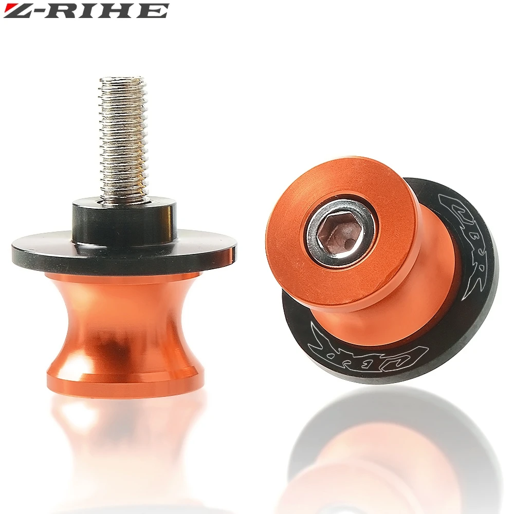 8mm Orange Для Honda CBR 1000RR CBR 600RR F2, F3, F4, F4i CBR650F/CB650F 8 мм аксессуары для мотоциклов Стенд маятник Катушки слайдер стенд винт - Цвет: 8mm Orange