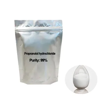 

1000g Propranolol hydrochloride Purity: 99% C16H22ClNO2 Mol.wt：295.8 CAS : 318-98-9