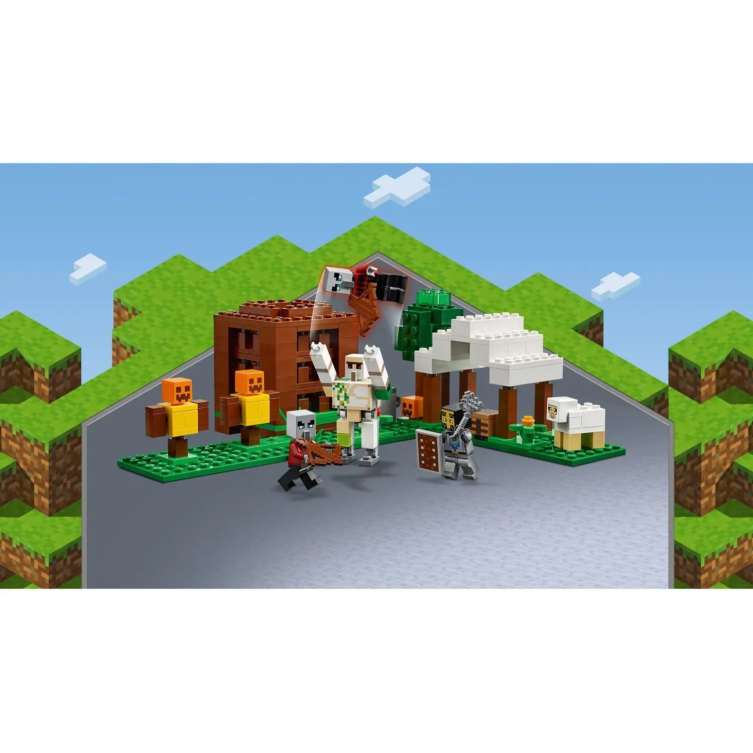 Designer Lego Lego Minecraft outpost robbers 21159 Designer Lego Lego Minecraft outpost robbers 21159