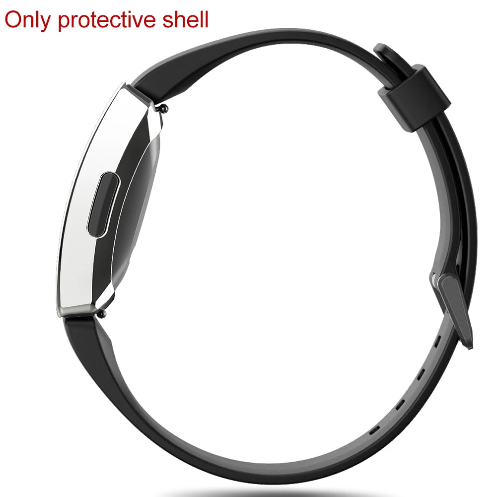 Чехол для часов, сменный защитный чехол, защита от царапин, прозрачные аксессуары, ультра тонкий прочный, высокая прозрачность для Fitbit Inspire