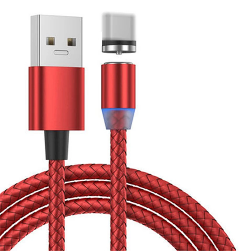 ตัวเลือกสินค้า USB C สายเคเบิล Fast Charge 3A Micro USB ประเภท C 360แม่เหล็ก Fast Charger สำหรับ iPhone Samsung Android โทรศัพท์มือถือโทรศัพท์สาย