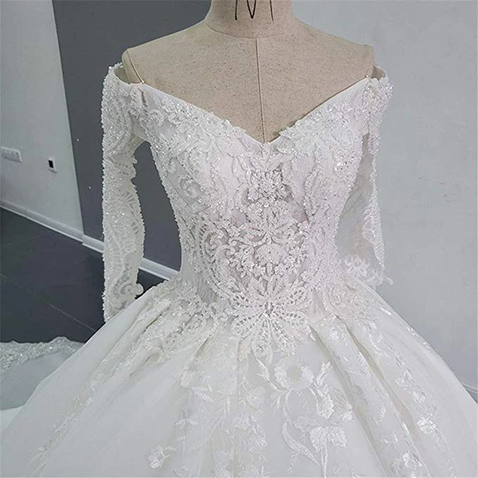 Robe De Mariage Femme женское камуфляжное свадебное платье с бисером размера плюс роскошное милое Кружевное Свадебное бальное платье