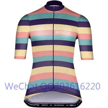 

2020 New morvelo team cyclcing jersey men Summer city bike riding clothing tops Beset selling apparel Short sleeve sport shirt