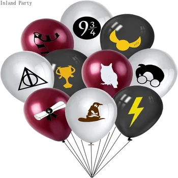 

20pcs Magic Wizard School Latex Balloons Wizard Theme Birthday Hallowmas Party Decorations Globos Boy Kids Toy Sorcerer Ballons