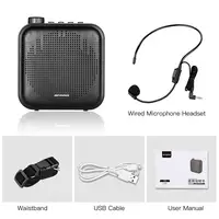 Voice Amplifier Multifunctional Portable Personal Voice Speaker with Microphone Display Surround Sound for Teachers Speech - Image 6