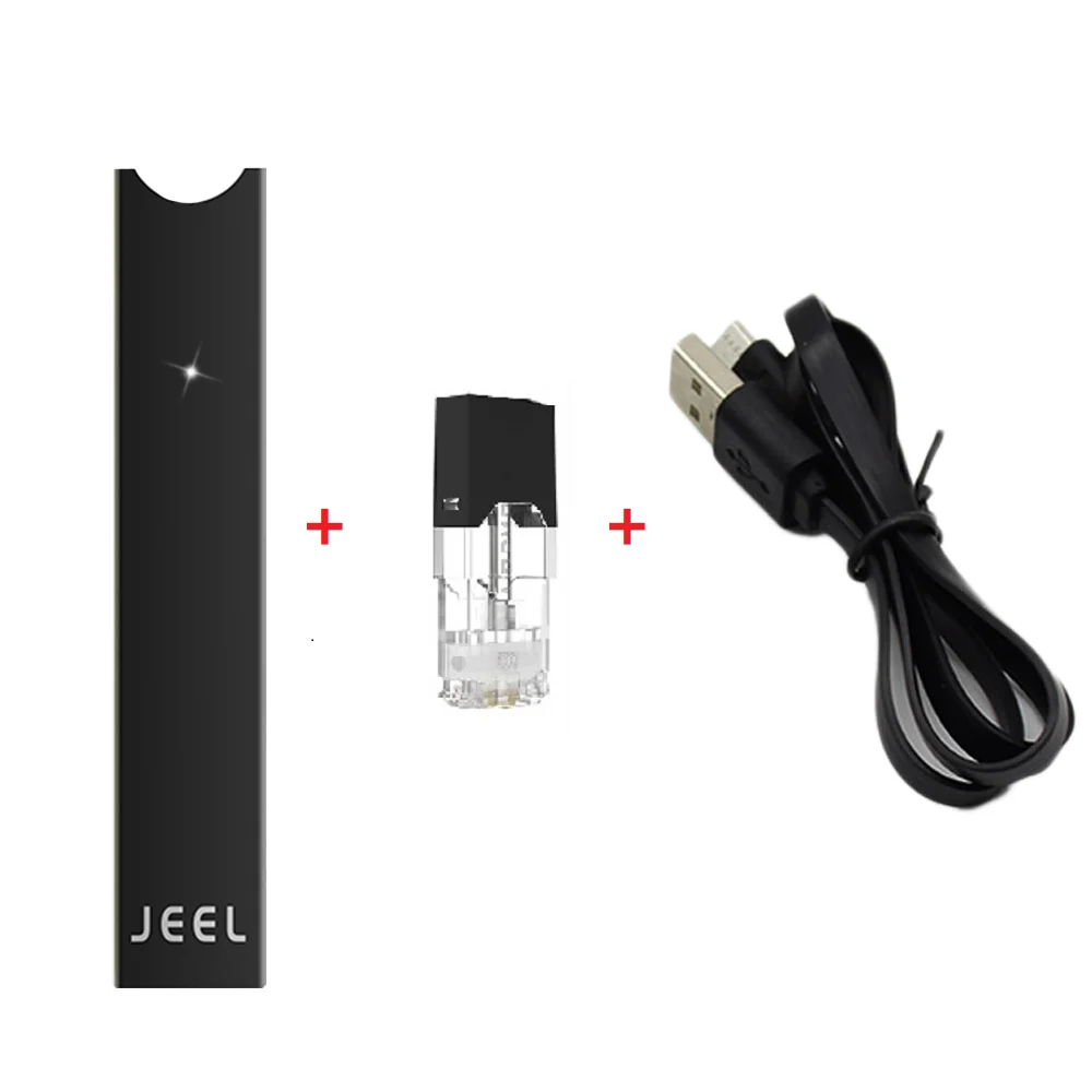 black Vape ручка для джуэл стручки Портативный е сигалреты режим Универсальный 0,7/0,8/1,0 мл картриджи подходят для джуэл/JULL картриджи распылитель - Цвет: black