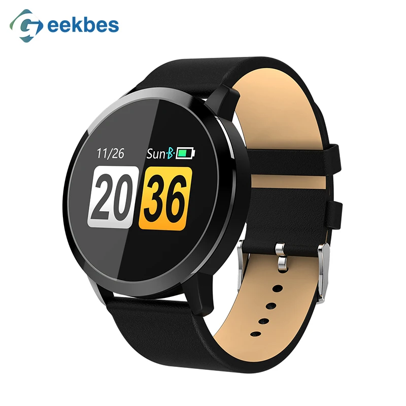 Online Q8 Smart Uhr 2019 Fitness Tracker Männer Frauen Neue Mode Smartwatch Herz Rate Blutdruck Monitor für Android iPhone iOS