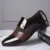 Slip on Men Dress Shoes Men Oxfords Fashion Business Dress Men Shoes 2020 Новые Классические кожаные мужские костюмы Обувь Мужская обувь