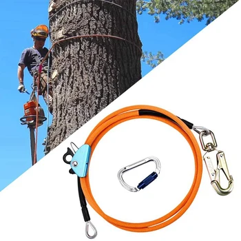 

Hot YN-1/2 Inch x 8 Inch Steel Wire Core Flip Line Kit Climbing Positioning Rope for Arborists Climbers Tree Climbers